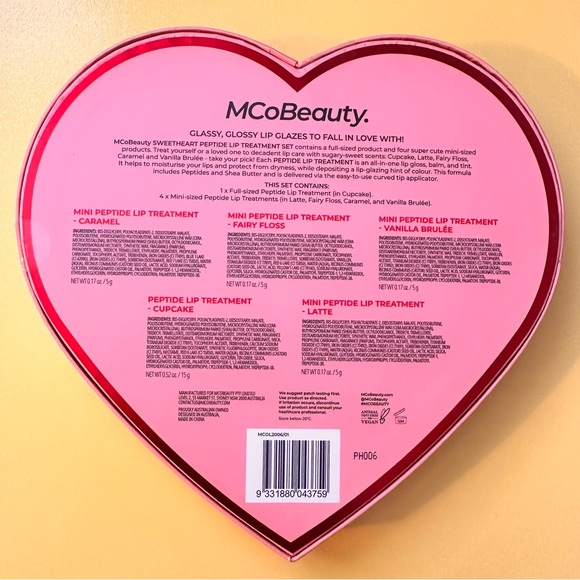 The MCoBeauty Lips to Love Peptide Lip Treatment 5-Piece Gift Set Brand New! - Picture 4 of 7